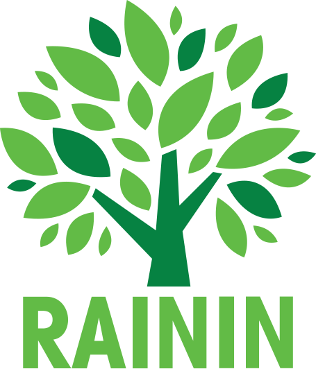 Rainin green logo